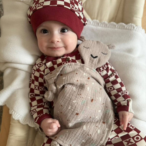 100% Muslin Lovey - Alpaca Parker Baby Co.
