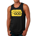 Mens Fitness Tank Top Graphic T-shirt All Glory Belongs to God