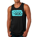 Mens Fitness Tank Top Graphic T-shirt All Glory Belongs to God