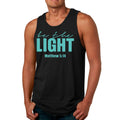 Mens Fitness Tank Top Graphic T-shirt be the Light Print