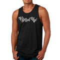 Mens Fitness Tank Top Graphic T-shirt Blessed Up