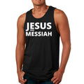 Mens Fitness Tank Top Graphic T-shirt Jesus one Messiah