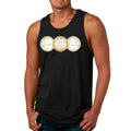 Mens Fitness Tank Top Graphic T-shirt Love Never Fails - Pastel Brown