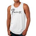 Mens Fitness Tank Top Graphic T-shirt Peace be Still