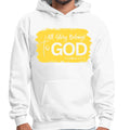 Mens Graphic Hoodie All Glory Belongs to God Christian Illustration