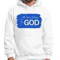 Mens Graphic Hoodie All Glory Belongs to God Christian Illustration