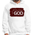 Mens Graphic Hoodie All Glory Belongs to God Christian Illustration