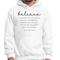 Mens Graphic Hoodie Believe in Yourself