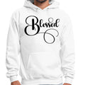 Mens Graphic Hoodie Blessed Black Graphic Illustration