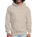 Mens Graphic Hoodie - Christmas Begins with Christ