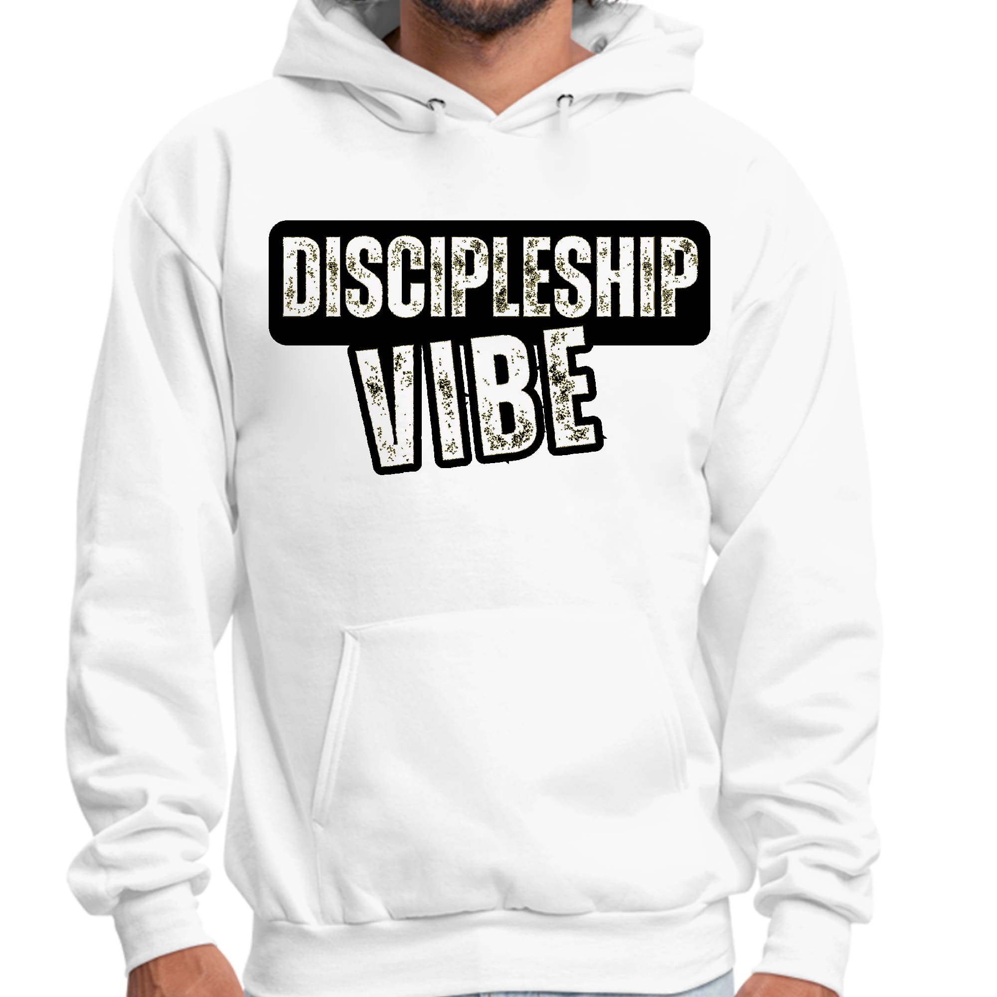 Mens Graphic Hoodie Discipleship Vibe