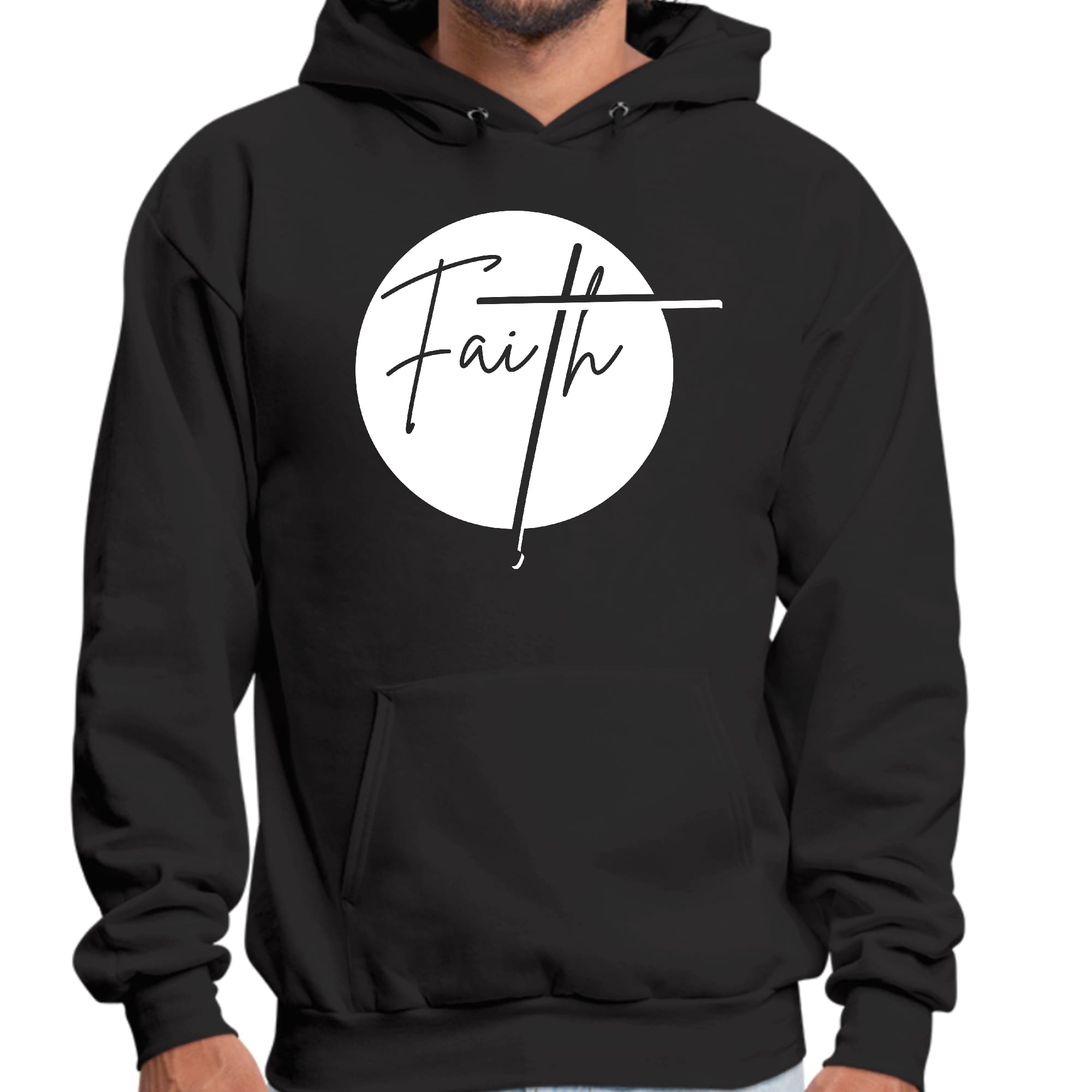 Mens Graphic Hoodie Faith