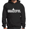 Mens Graphic Hoodie Grateful Print