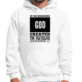 Mens Graphic Hoodie in the Beginning Print