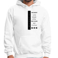 Mens Graphic Hoodie the Body is the Temple Print