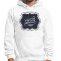 Mens Graphic Hoodie Vintage Premium Quality Black White Illustration
