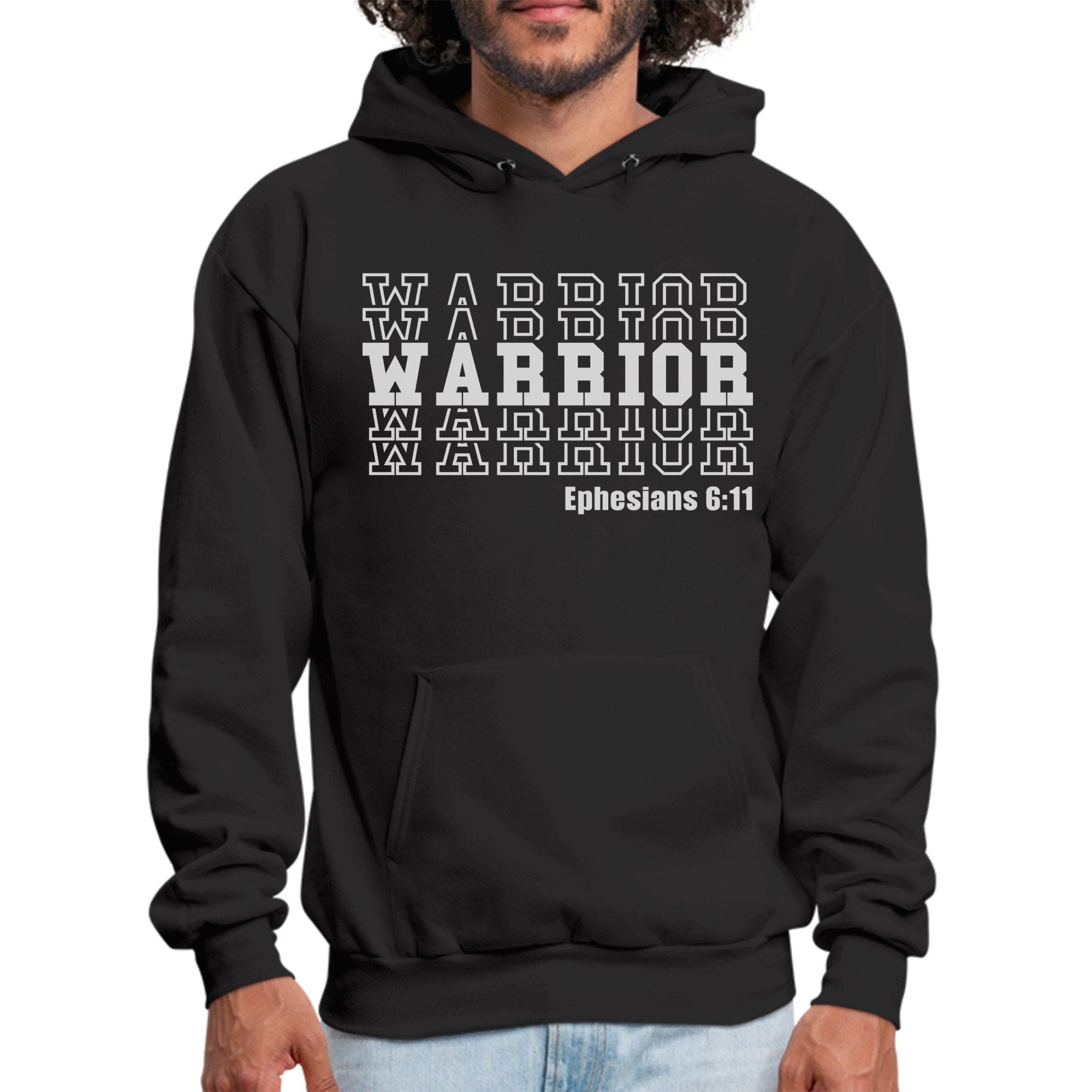 Mens Graphic Hoodie - Warrior