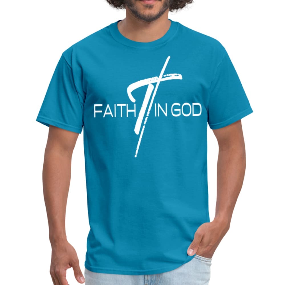 Mens Graphic T-Shirt - Faith in God Tee