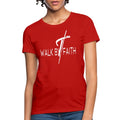 Womens Graphic T-shirt - Walk by Faith Tee