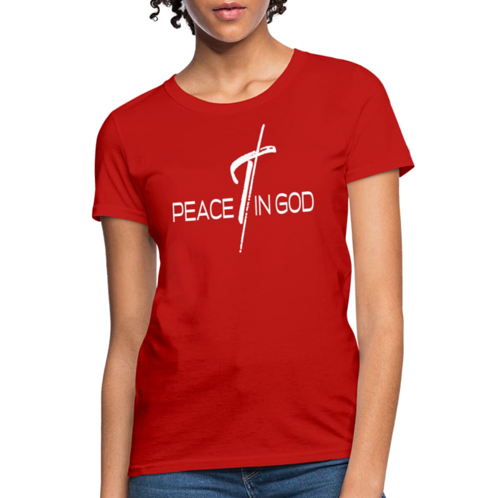 Womens T-shirt - Peace in God Tee