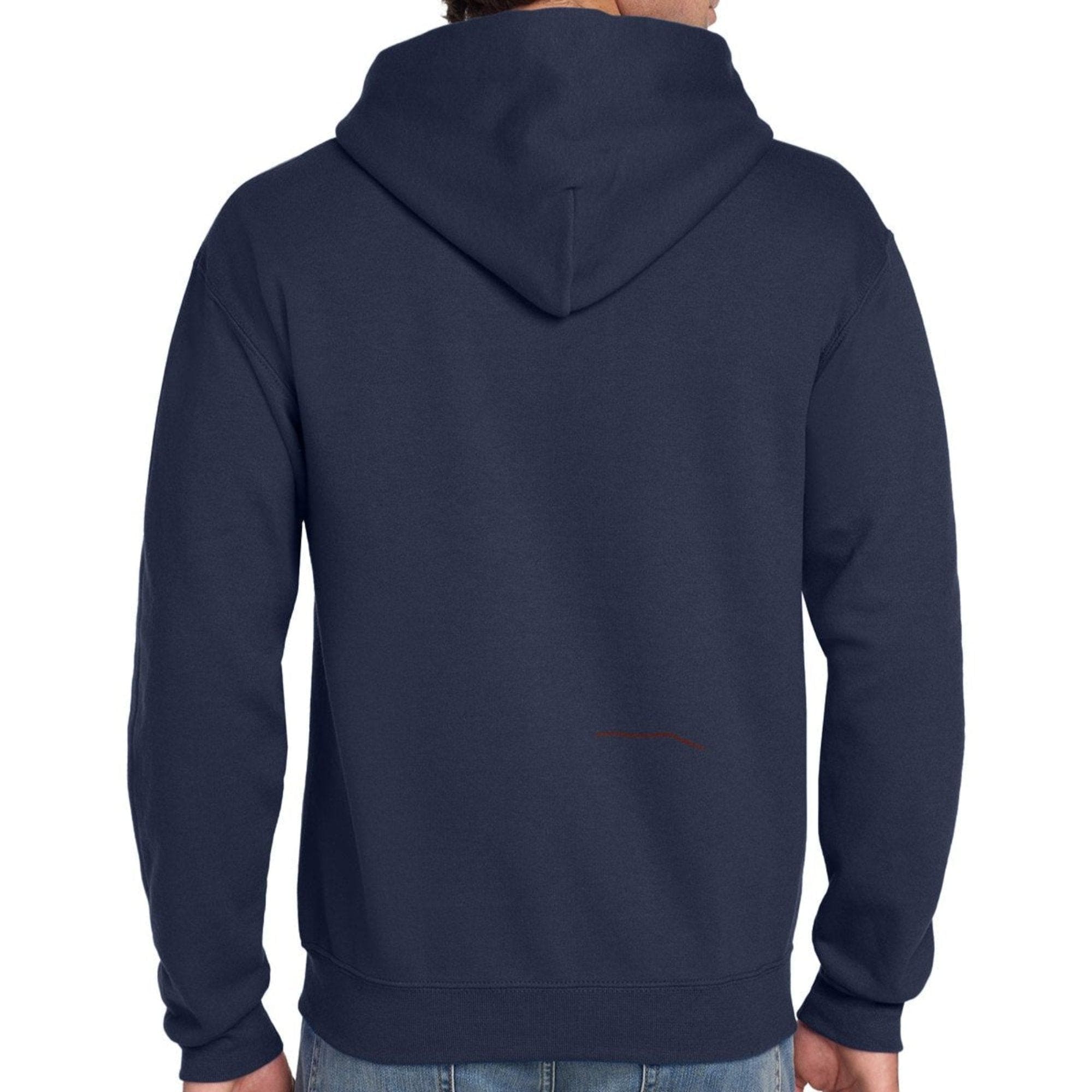 Unisex Pullover Sweatshirt Hoodie - Navy Blue 2xl