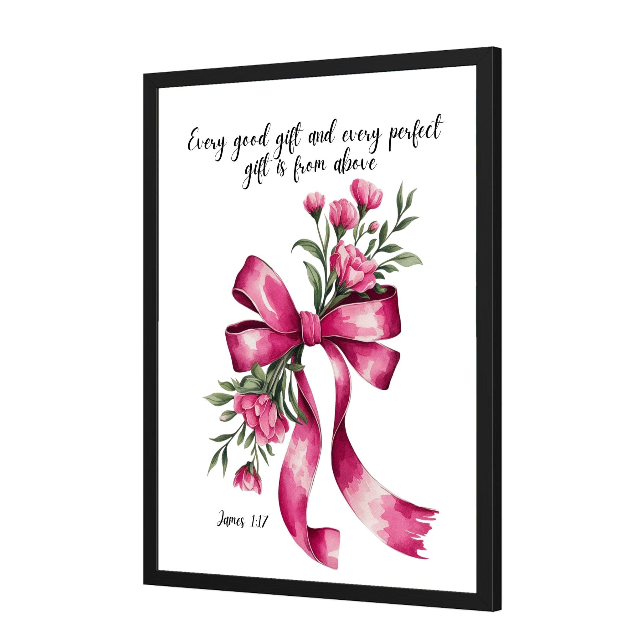 Wall Decor Giclee Poster Art Print - Every Good Gift and Every Perfect Gift Art