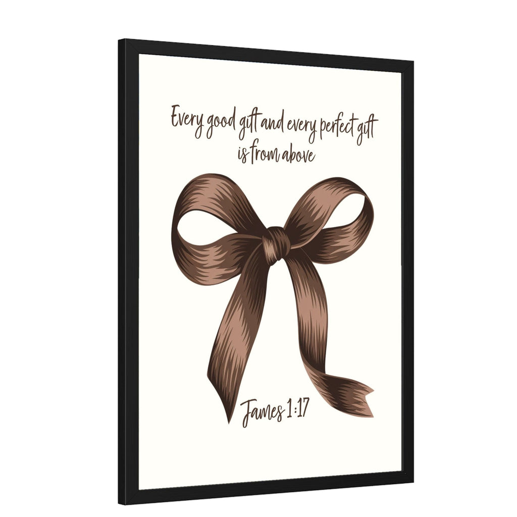 Wall Decor Giclee Poster Art Print - Every Good Gift and Every Perfect Gift Art
