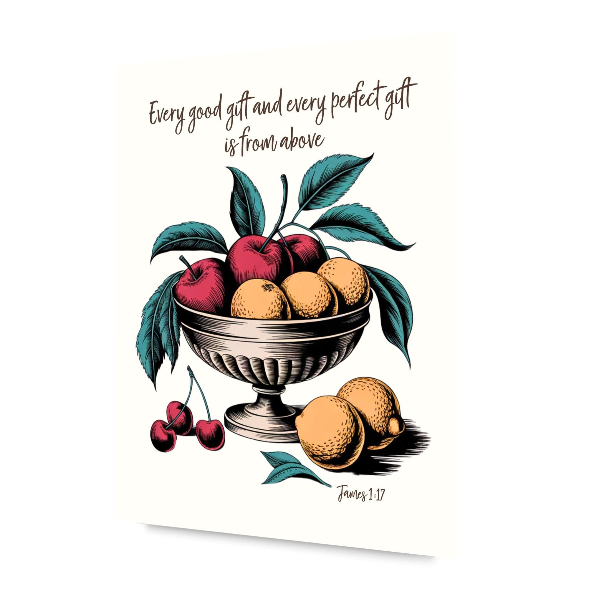 Wall Decor Giclee Poster Art Print - Every Good Gift and Every Perfect Gift Art