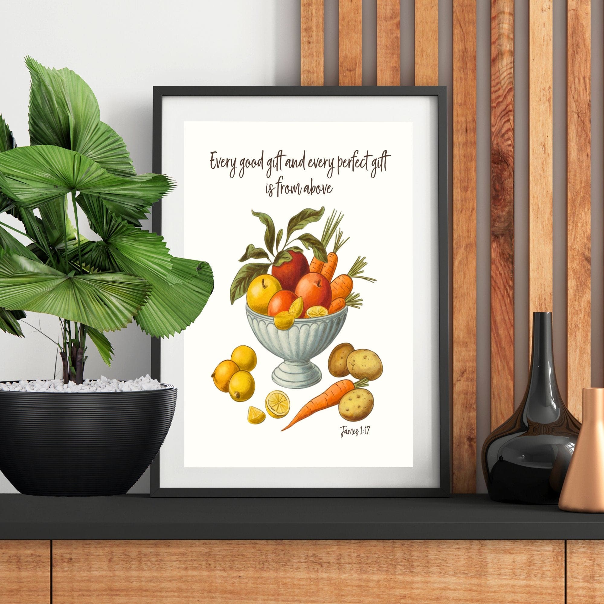 Wall Decor Giclee Poster Art Print - Every Good Gift and Every Perfect Gift