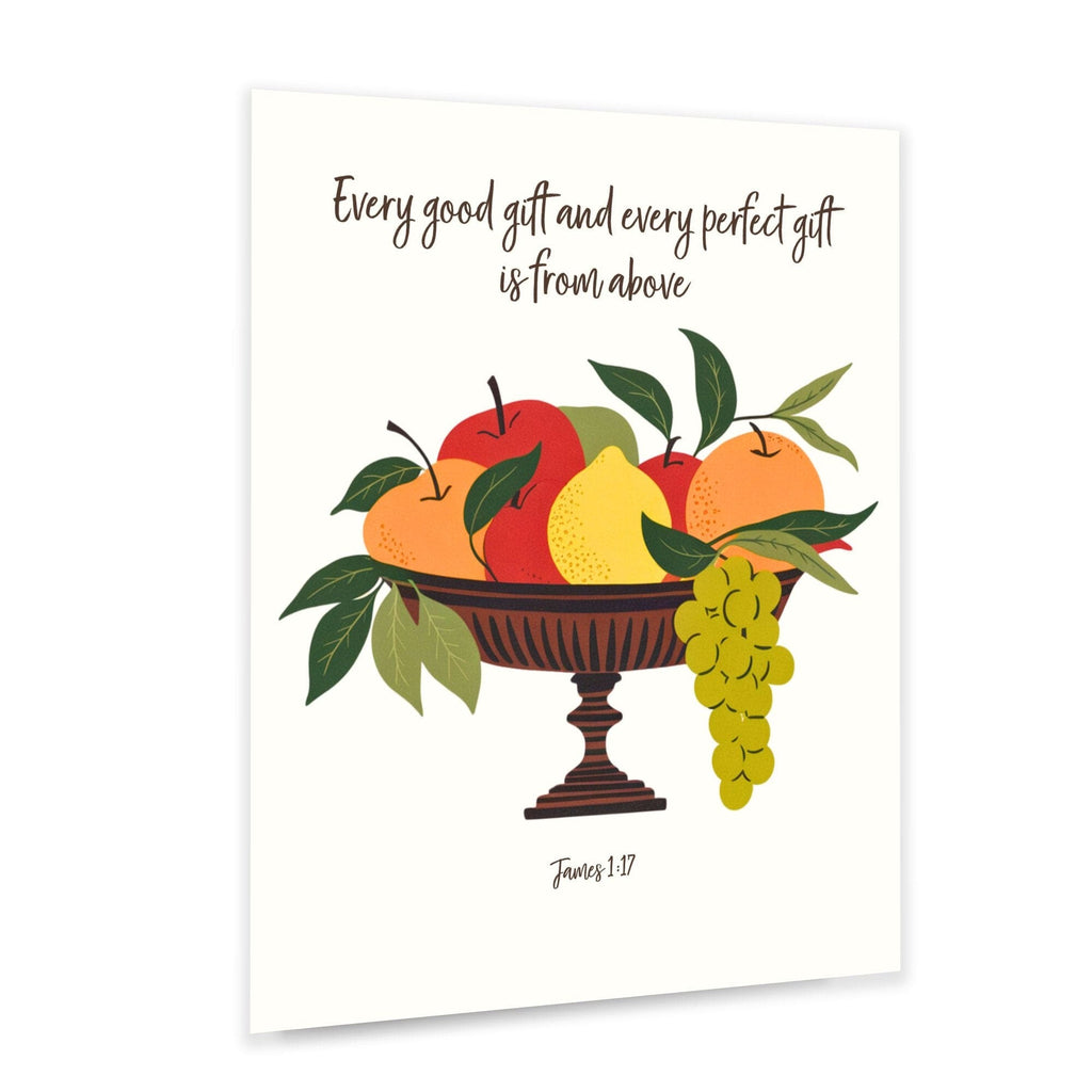 Wall Decor Giclee Poster Art Print - Every Good Gift and Every Perfect Gift