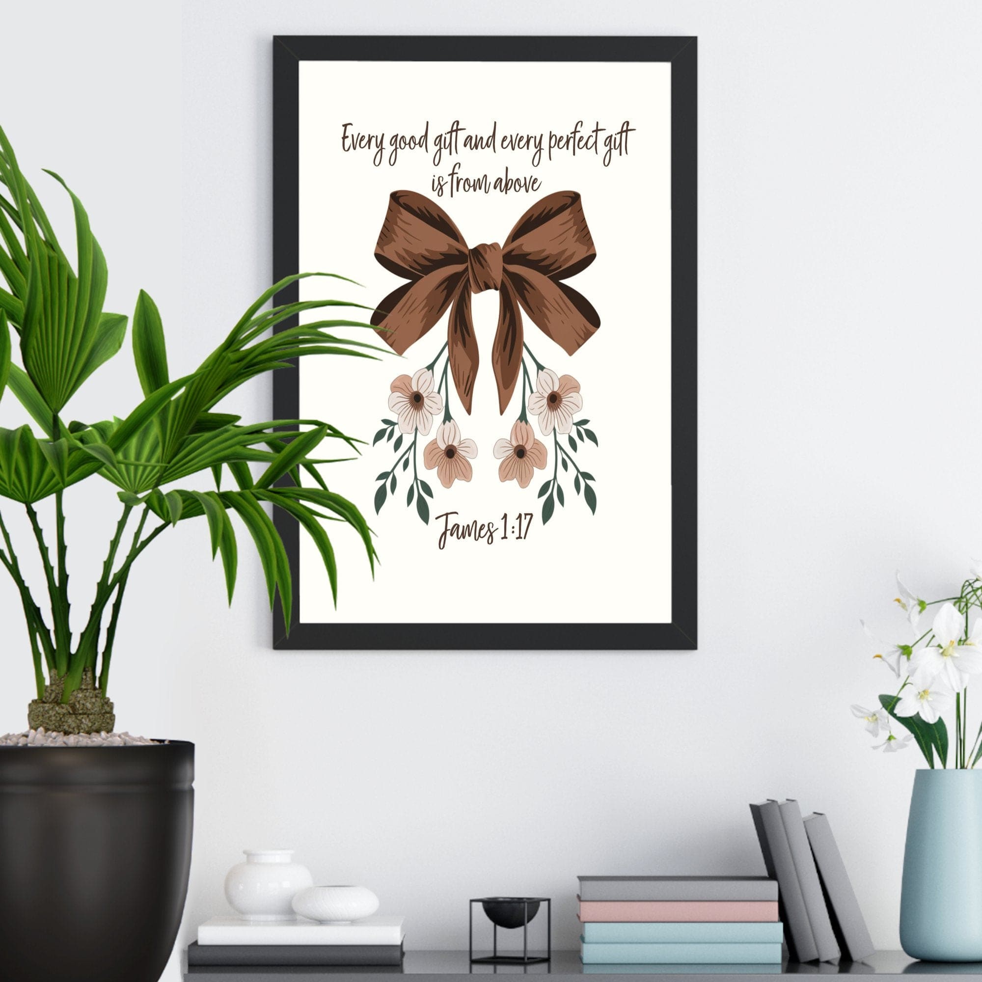 Wall Decor Giclee Poster Art Print - Every Good Gift and Every Perfect Gift Art