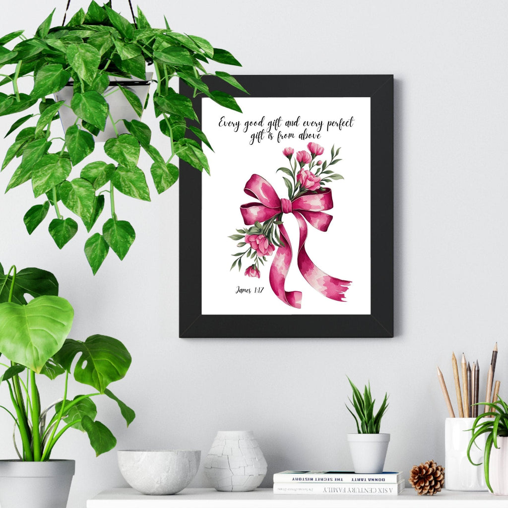 Wall Decor Giclee Poster Art Print - Every Good Gift and Every Perfect Gift Art