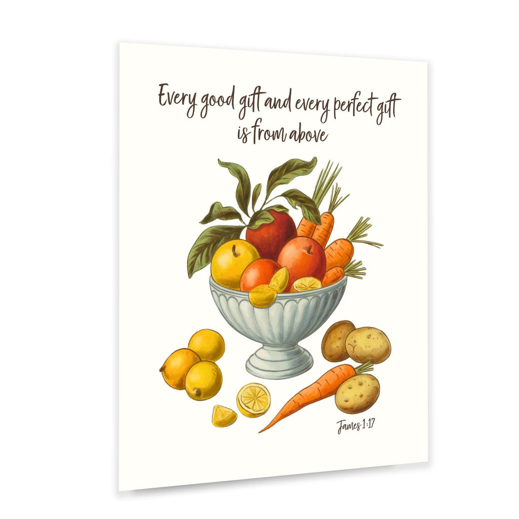 Wall Decor Giclee Poster Art Print - Every Good Gift and Every Perfect Gift