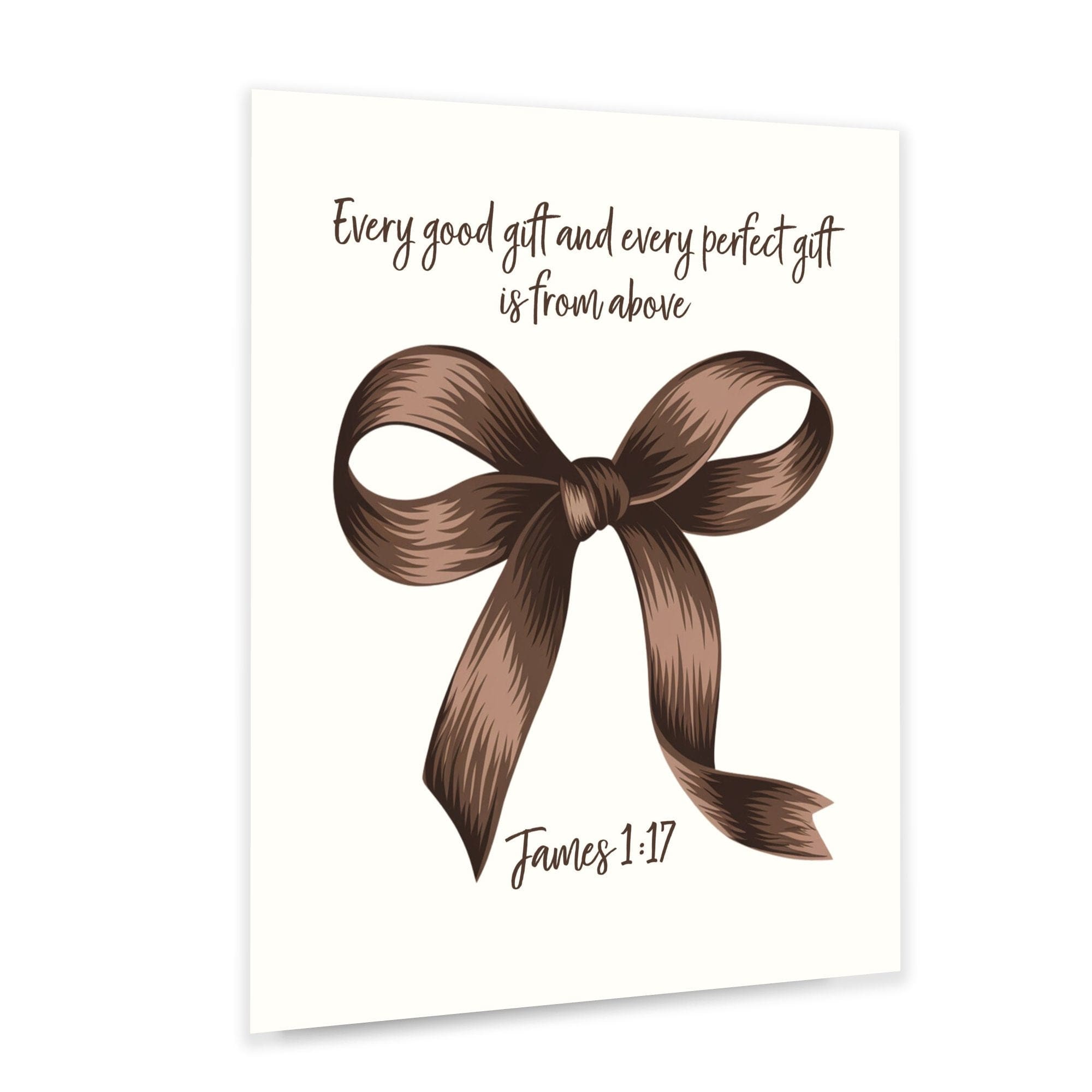Wall Decor Giclee Poster Art Print - Every Good Gift and Every Perfect Gift Art