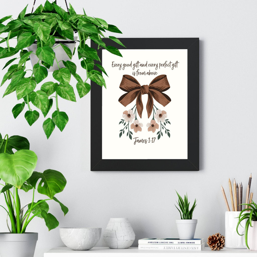 Wall Decor Giclee Poster Art Print - Every Good Gift and Every Perfect Gift Art