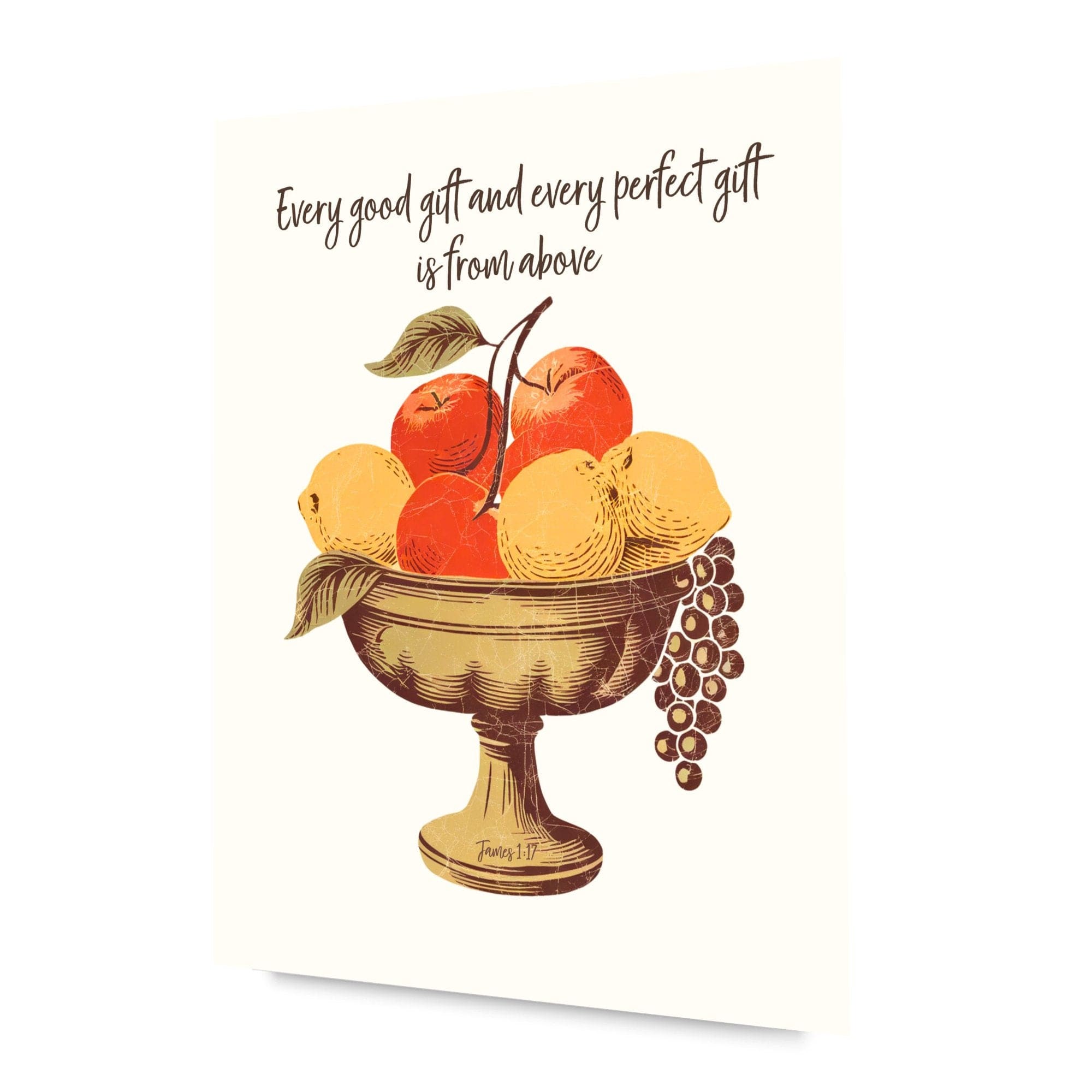 Wall Decor Giclee Poster Art Print - Every Good Gift and Every Perfect Gift Art