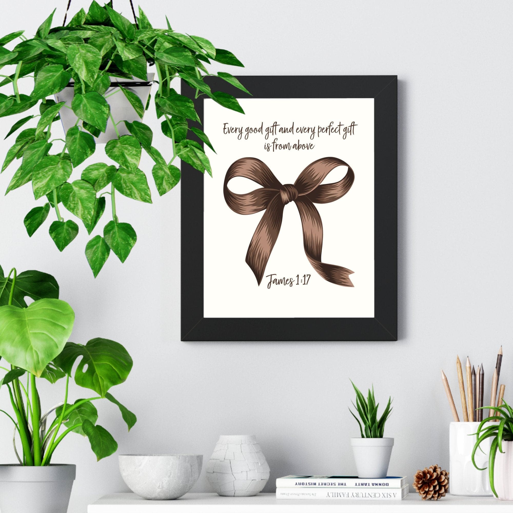 Wall Decor Giclee Poster Art Print - Every Good Gift and Every Perfect Gift Art