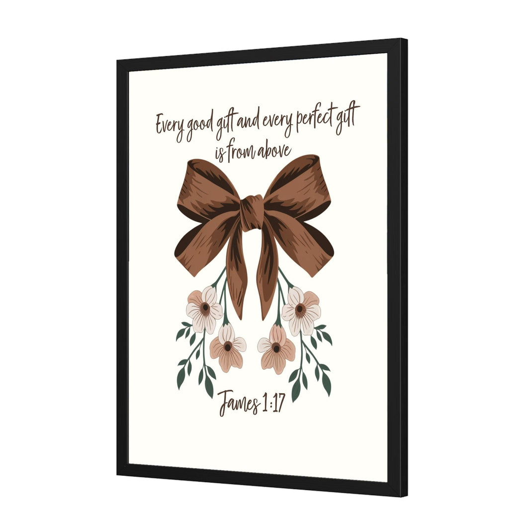 Wall Decor Giclee Poster Art Print - Every Good Gift and Every Perfect Gift Art