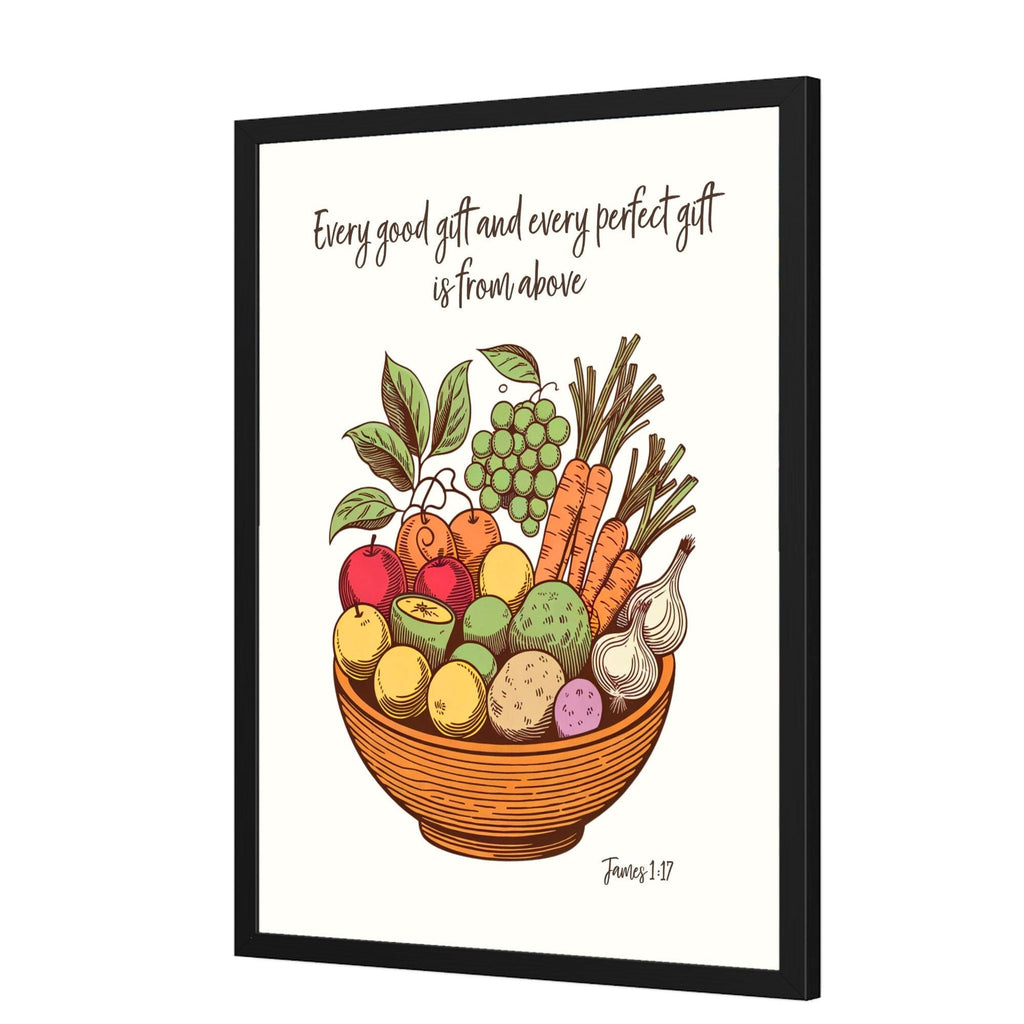 Wall Decor Giclee Poster Art Print - Every Good Gift and Every Perfect Gift