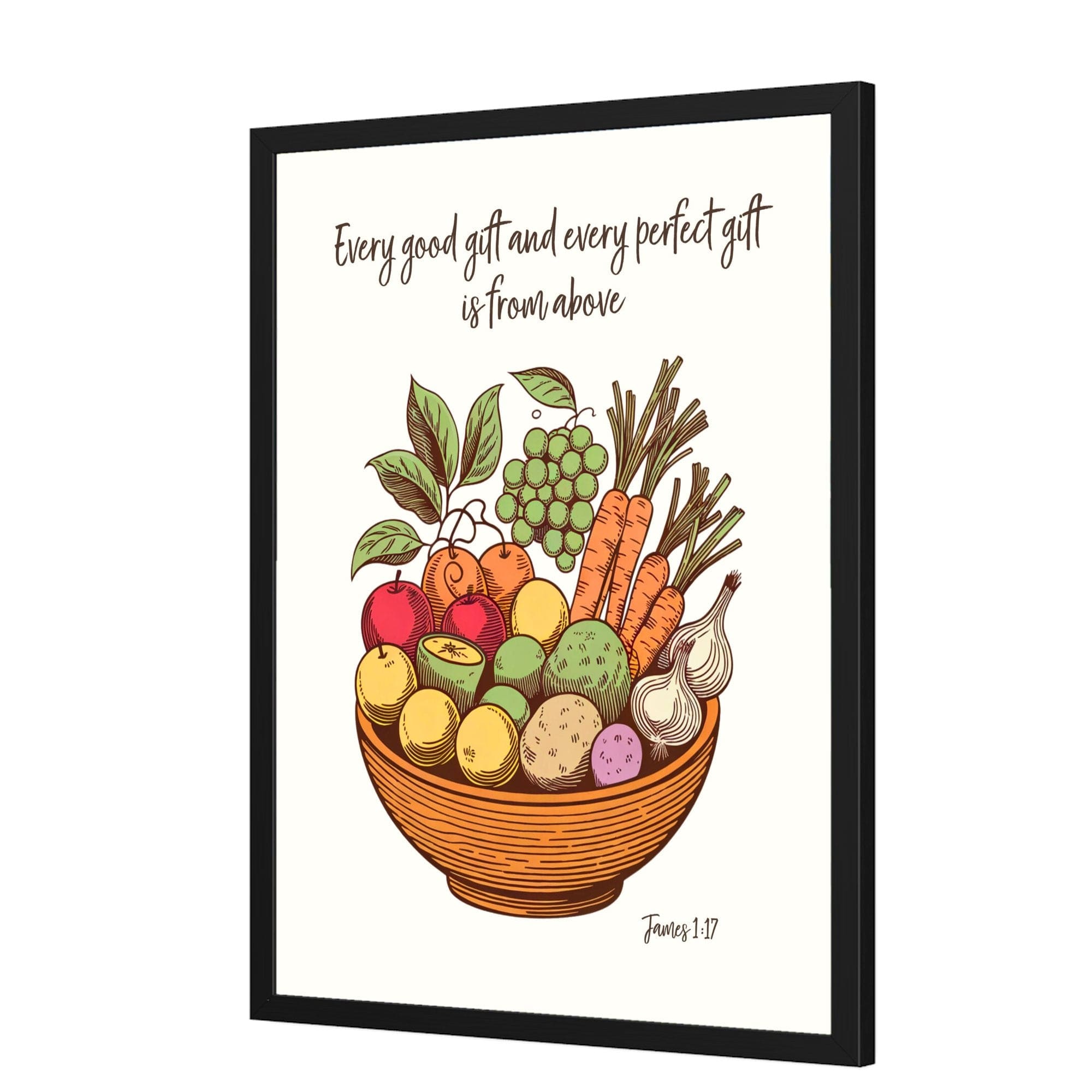 Wall Decor Giclee Poster Art Print - Every Good Gift and Every Perfect Gift