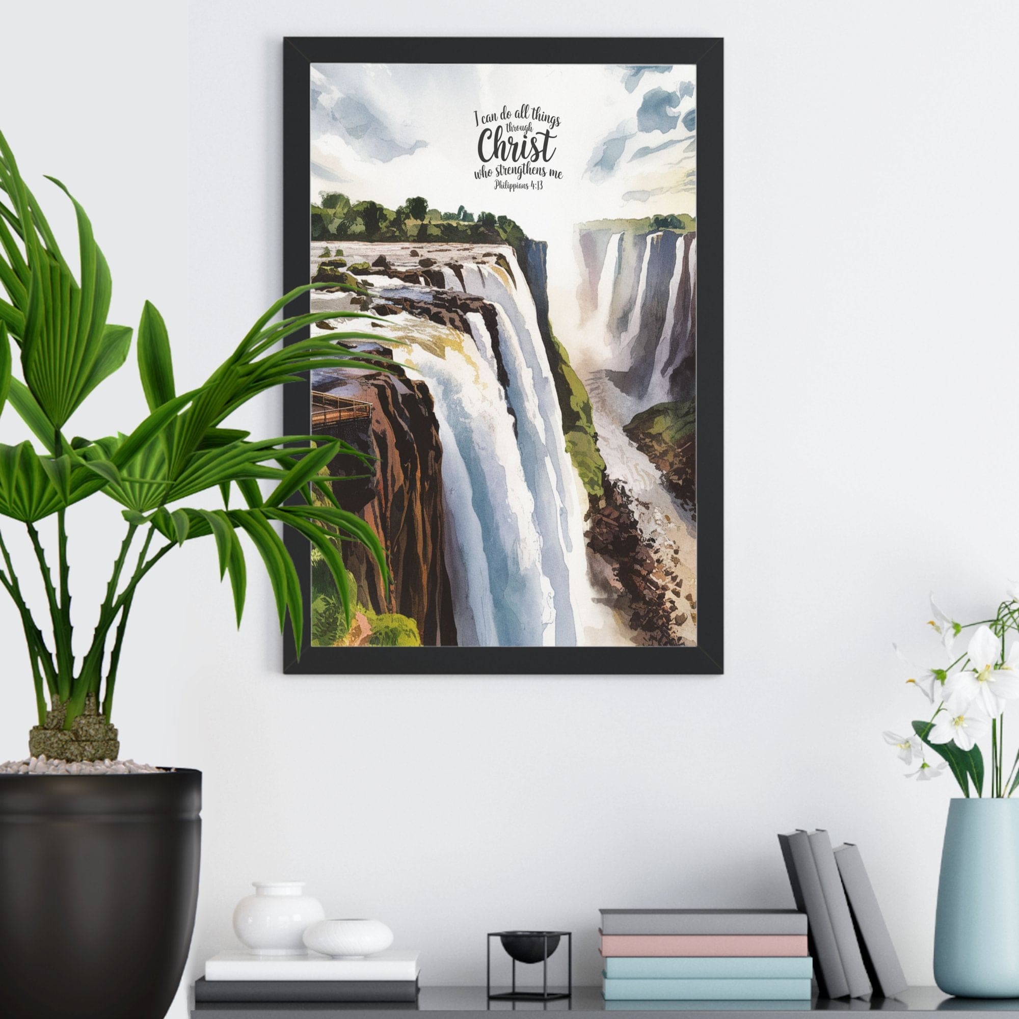 Wall Decor Giclee Poster Art Print - i can do All Things Inspirational Artwork