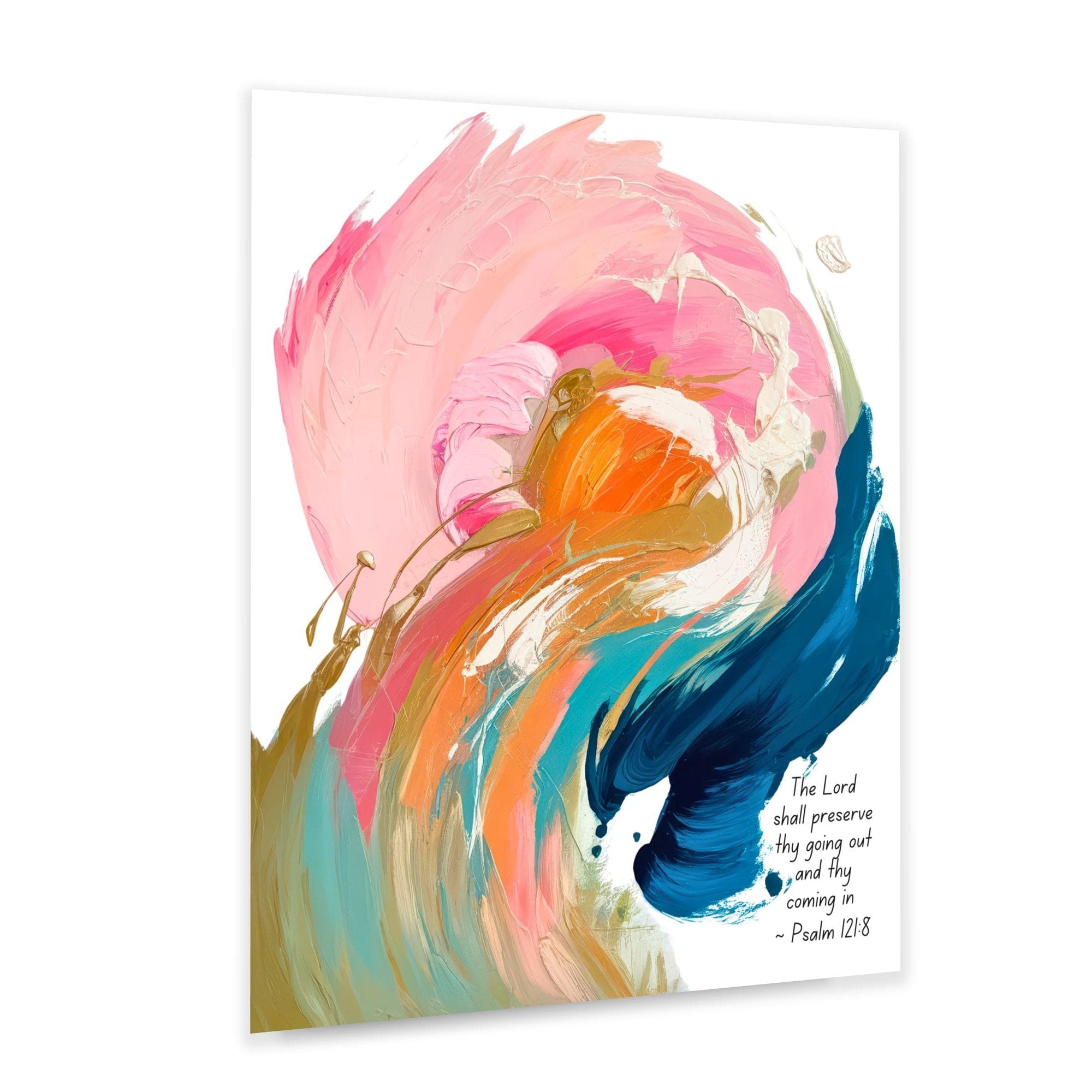 Wall Decor - Giclee Poster Art Print - Inspiration Artwork Psalm 121:8