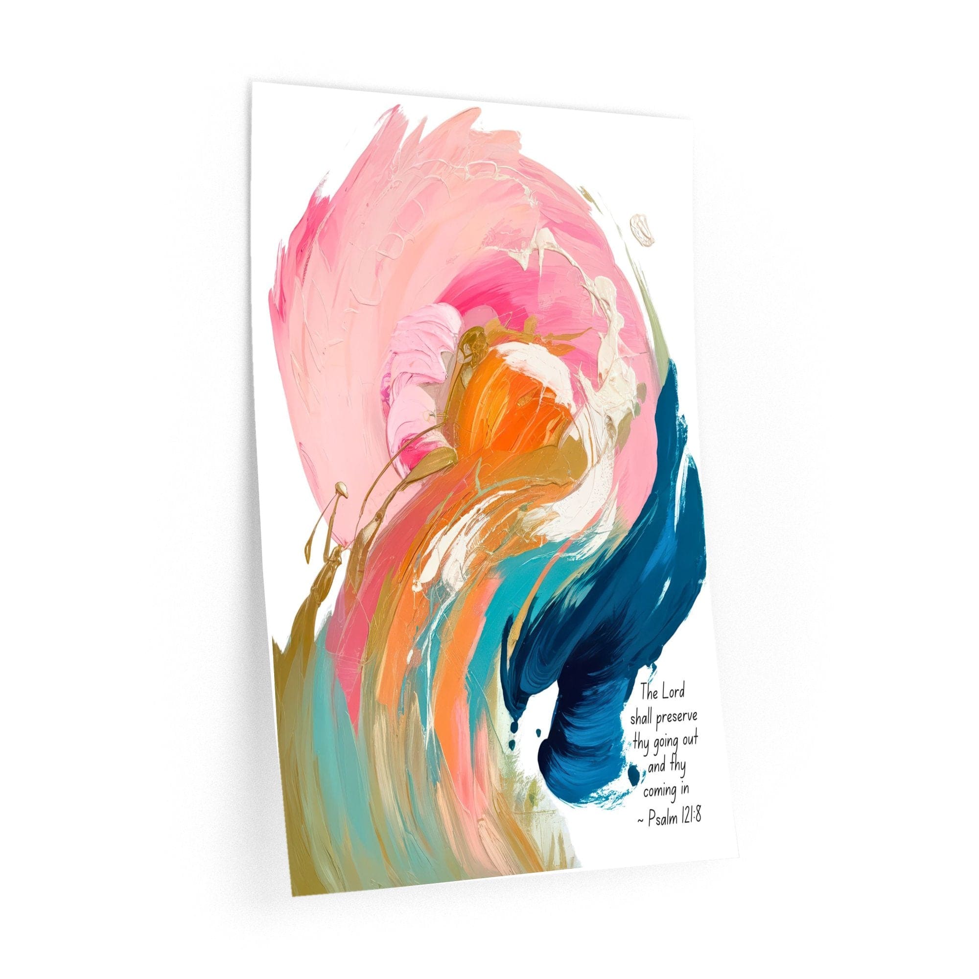 Wall Decor - Giclee Poster Art Print - Inspiration Artwork Psalm 121:8