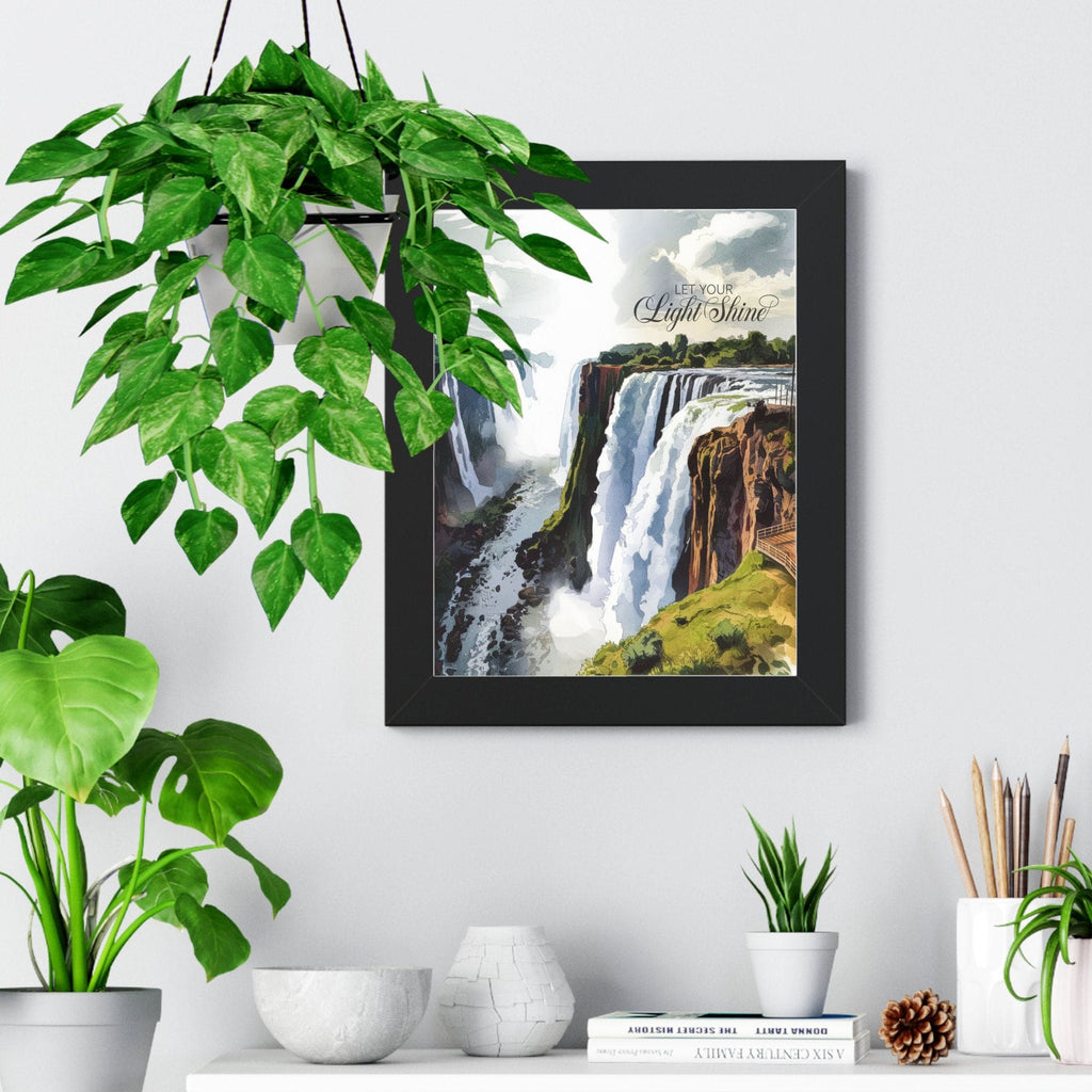 Wall Decor Giclee Poster Art Print - Let your Light Shine Inspirational Artwork