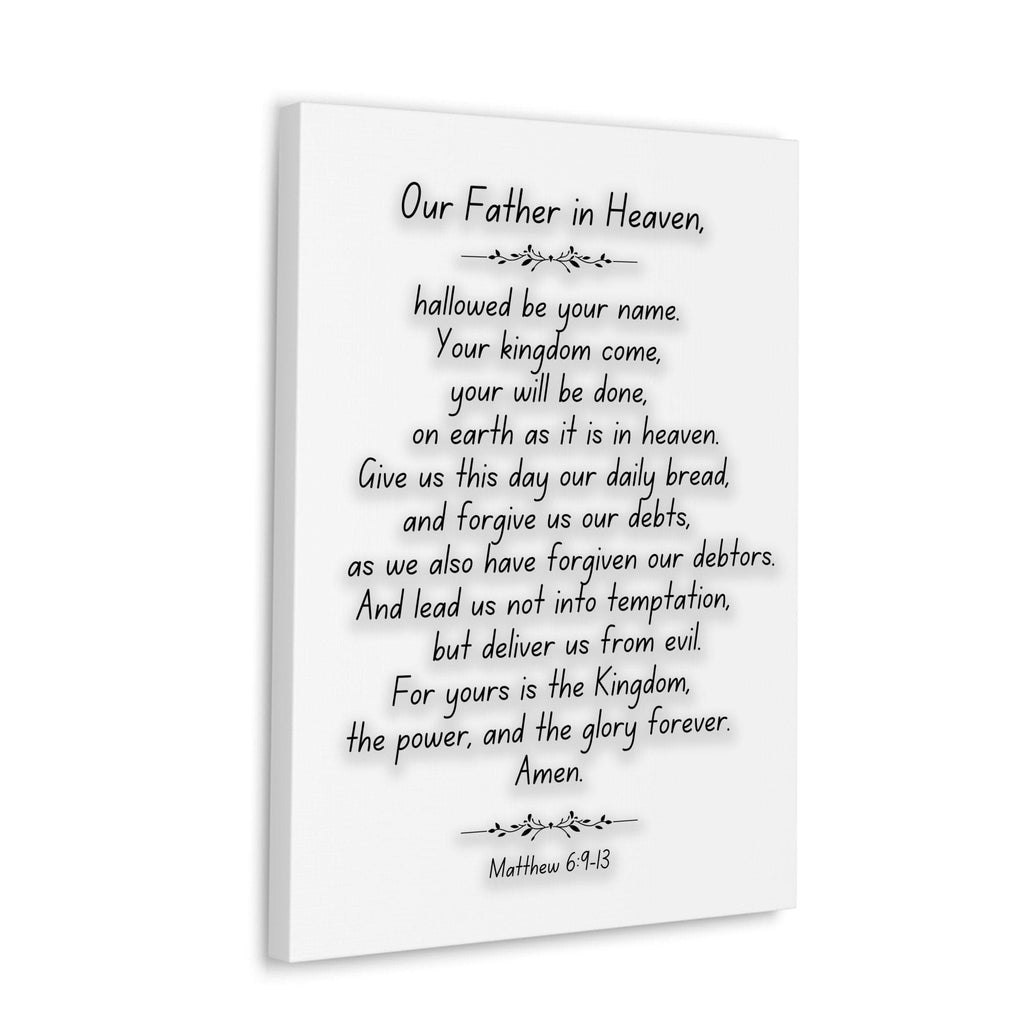 Wall Decor Giclee Poster Art Print - our Father in Heaven Inspirational Artwork