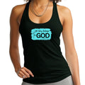 Womens Fitness Tank Top Graphic T-shirt - All Glory Belongs to God