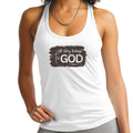 Womens Fitness Tank Top Graphic T-shirt - All Glory Belongs to God