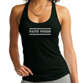 Womens Fitness Tank Top Graphic T-shirt Faith Works