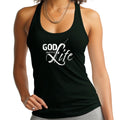 Womens Fitness Tank Top Graphic T-shirt God Inspired Life