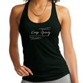 Womens Fitness Tank Top Graphic T-shirt Keep Going Don't Give Up -